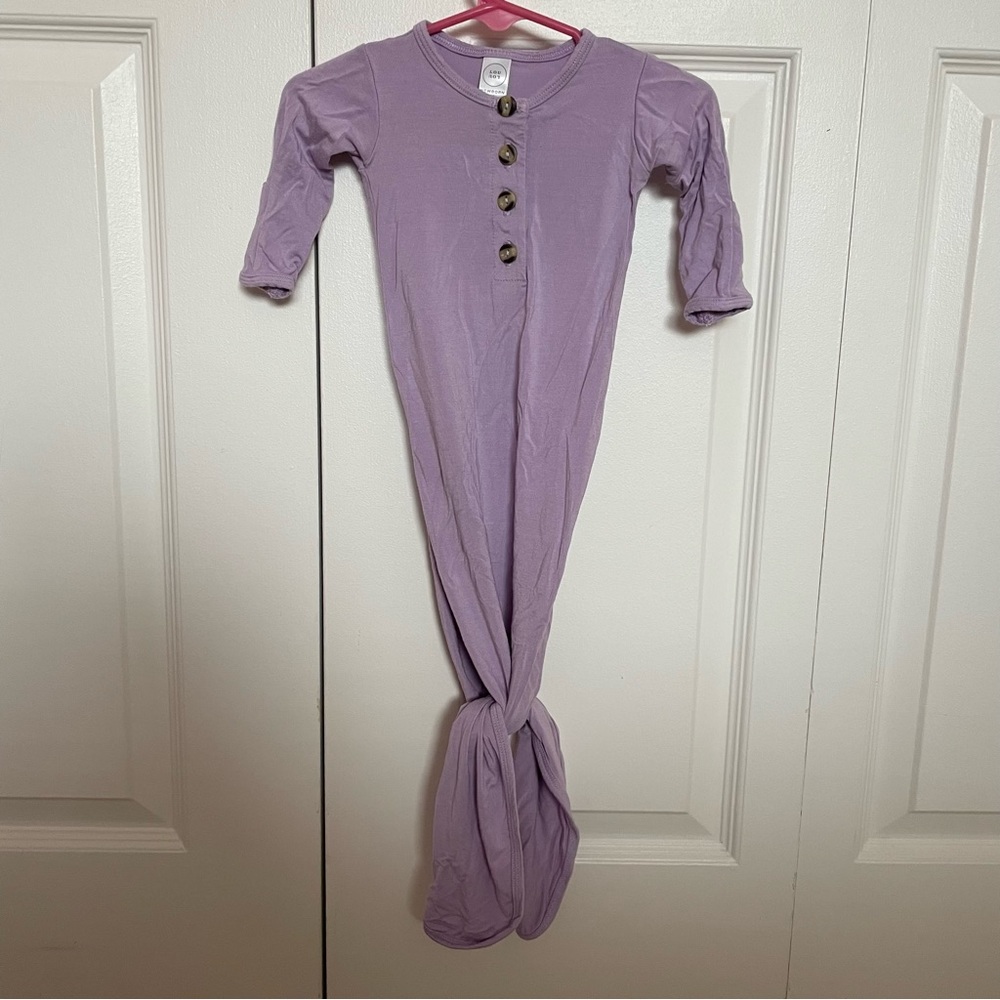 Lou Lou & Company Isabella Newborn Knotted Gown